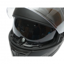 Casca moto integrala negru mat cu viziera transparenta si ochelari de soare, marimea L Arcane II