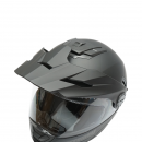 Casca motocross integrala negru mat cu viziera transparenta si ochelari de soare, marimea L Lion