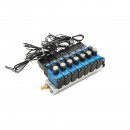 Caseta electroventil troliu CD Tractor Forestier 12V 5 inchis, 2 deschis