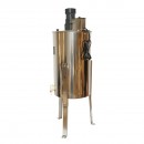 Centrifuga apicola electrica 120W 220V, extractor miere din inox cu 3 rame