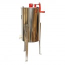 Centrifuga manuala apicola, extractor miere din inox cu 3 rame