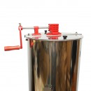 Centrifuga manuala apicola, extractor miere din inox cu 3 rame