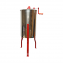 Centrifuga manuala apicola, extractor miere din inox cu 3 rame