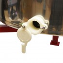 Centrifuga manuala apicola, extractor miere din inox cu 4 rame