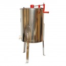 Centrifuga manuala apicola, extractor miere din inox cu 4 rame