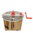 Centrifuga manuala apicola, extractor miere din inox cu 4 rame