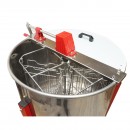 Centrifuga manuala apicola, extractor miere din inox cu 4 rame