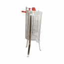 Centrifuga manuala apicola, extractor miere transparent cu 2 rame