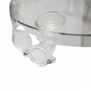 Centrifuga manuala apicola, extractor miere transparent cu 2 rame