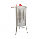 Centrifuga manuala apicola, extractor miere transparent cu 3 rame
