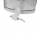 Centrifuga manuala apicola, extractor miere transparent cu 3 rame