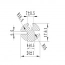 Cheder 10m pentru UTB U-650 cu pana B2/B7