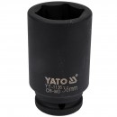 Cheie de impact Yato YT-1136, dimensiune 36 mm, prindere 3/4”, lunga