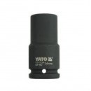 Cheie tubulara hexagonala adanca de impact Yato YT-1124, 24 mm, 3/4