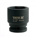 Cheie tubulara hexagonala de impact Yato YT-1086, 36 mm, 3/4