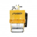 Cilindru compactor 200kg cu tamburi 450mm si motor benzina HONDA GX160 5.5CP, pornire manuala