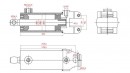 Cilindru servodirectie pentru Massey Ferguson cod OEM 1605121M91, 1605121M92, 532193M91, 3773711M91