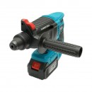 Ciocan rotopercutor 2.5J cu 2 acumulatori 21V, 4Ah Li-ion, brushless, SDS-Plus, 4 functii, frecventa 0-4550 lovituri /min Breckner Germany