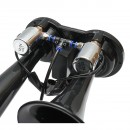 Claxon 2 trompete 12V/24V pentru compresor de aer