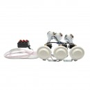 Claxon 3 trompete 24V cu 6 melodii pentru compresor de aer