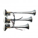 Claxon 3 trompete 24V pentru compresor de aer
