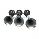 Claxon 3 trompete 24V pentru compresor de aer