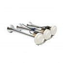 Claxon 3 trompete cu electrovalve 12/24V pentru compresor aer Breckner Germany