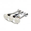 Claxon 3 trompete cu electrovalve 12/24V pentru compresor aer Breckner Germany