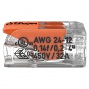 Cleme wago slim myf 2x4mm2 set 100 buc