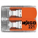 Cleme wago slim myf 2x4mm2 set 100 buc