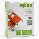Cleme wago slim myf 2x4mm2 set 100 buc