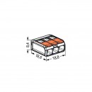 Cleme wago slim myf 3x4mm2 set 50 buc