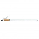 Clupa forestiera 600mm metalica cu maner de lemn