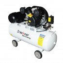 Compresor aer pe curea 100L, motor 2 cilindri in V 3CP, 2.2KW/380V, presiune maxima 8 bar, volum aer aspirat 273 L/min Breckner Germany