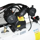 Compresor aer pe curea 100L, motor 2 cilindri in V 3CP, 2.2KW/380V, presiune maxima 8 bar, volum aer aspirat 273 L/min Breckner Germany