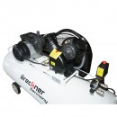 Compresor aer pe curea 200L, motor 2 cilindri in V 2.2KW/3CP, presiune maxima 8 bar, volum aer aspirat 325 L/min Breckner Germany