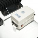 Compresor aer pe curea 200L, motor 2 cilindri in V 5CP, 4KW/380V, presiune maxima 8 bar, volum aer aspirat 650 L/min Breckner Germany