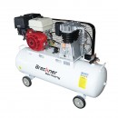 Compresor aer pe curea 200L, motor pe benzina 13CP, presiune maxima 8 bar, volum aer aspirat 600 L/min Breckner Germany