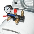 Compresor aer pe curea 200L, motor pe benzina 13CP, presiune maxima 8 bar, volum aer aspirat 600 L/min Breckner Germany