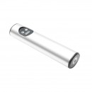 Compresor aer portabil gri deschis 12,4V baterie 6000Am reincarcabila 250x56x47mm cu accesorii