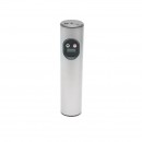 Compresor aer portabil gri inchis 12,4V baterie 6000Am reincarcabila 250x56x47mm cu accesorii