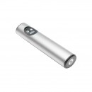 Compresor aer portabil gri inchis 12,4V baterie 6000Am reincarcabila 250x56x47mm cu accesorii