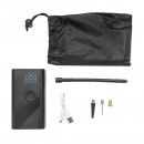 Compresor aer portabil negru 36W baterie 4000mA reincarcabila cu accesorii