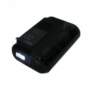 Compresor aer smart portabil digital LED 12V/100W, USB-C 5V/2A, baterie 3x2000mAh, laterna LED, port USB/USB-C, baterie externa, accesorii incluse