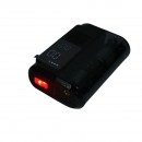 Compresor aer smart portabil digital LED 12V/100W, USB-C 5V/2A, baterie 3x2000mAh, laterna LED, port USB/USB-C, baterie externa, accesorii incluse
