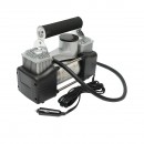 Compresor aer umflat roti 12V, 150PSI, 85l/min, 2 cilindrii, cablu 3m pentru priza bricheta auto