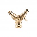 Conector 2 cai 3/4” - 1/2” alama cu filet interior 