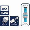Conector furtun Aquacraft 550096, MAX-Flow, 1, ABS
