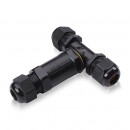 CONECTOR TERMINAL T 8-12MM IP68 - NEGRU