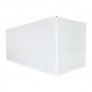 Container tip casa, birou pliabil 5800x2460x2510mm cu usa si 2 geamuri, instalatie electrica